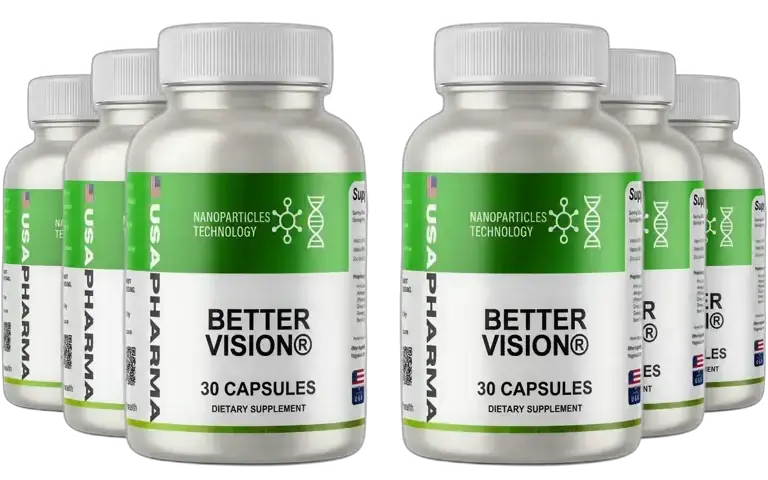 Better Vision supplement bottles